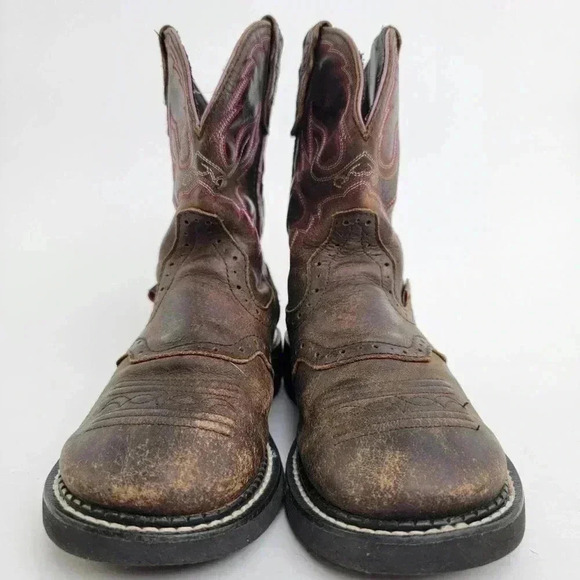 Justin Gypsy Gemma Aged Bark Western Cowboy Cowgirl Boots - 6.5 - Picture 6 of 10